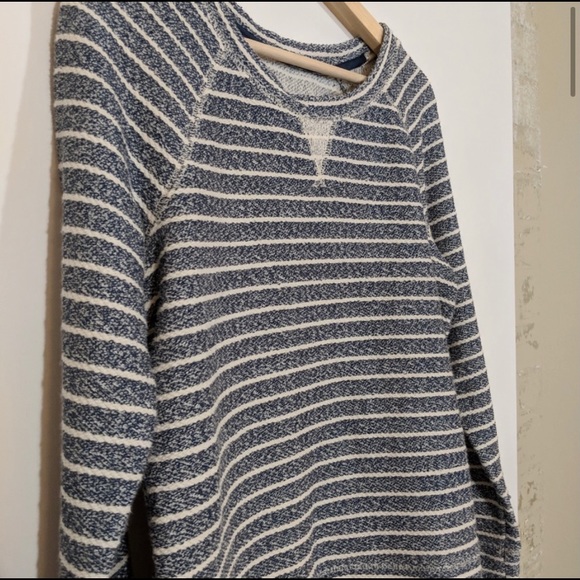Lou & Grey striped crewneck pullover sweatshirt - Picture 4 of 6